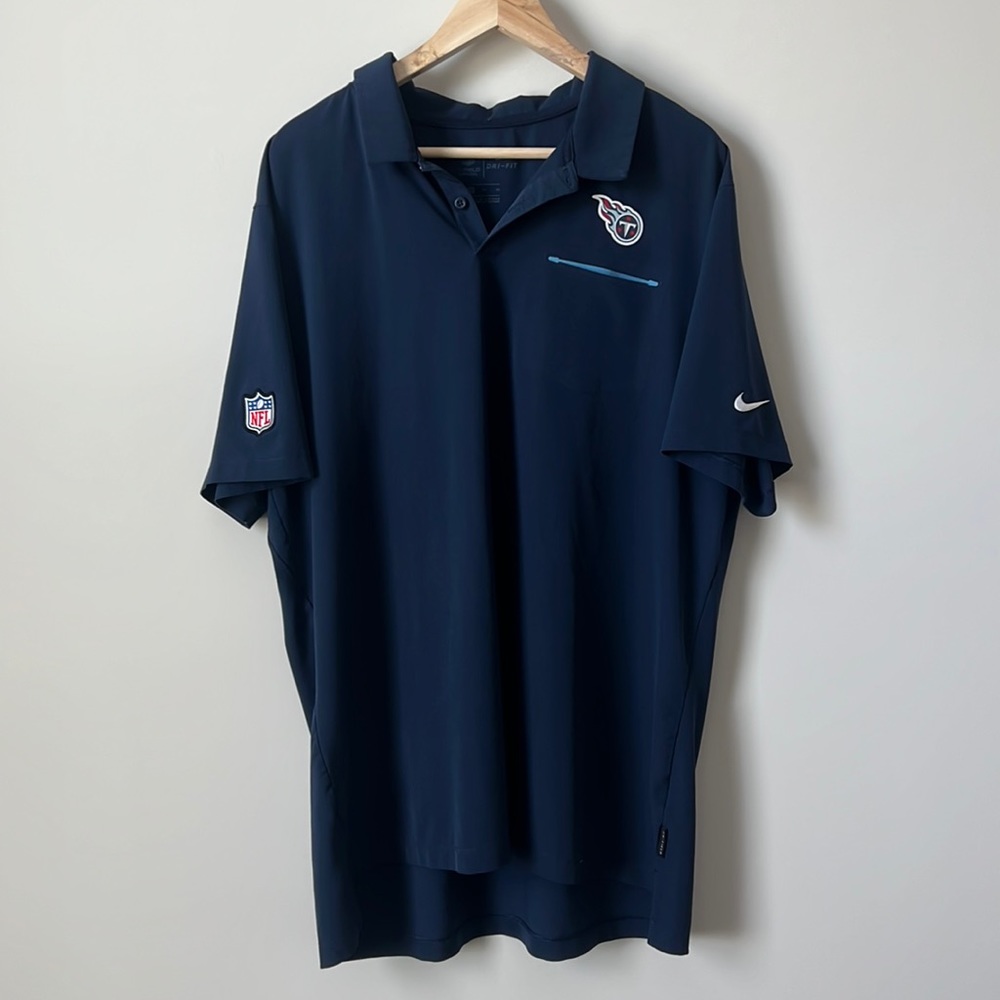 NFL Tennessee Titans Nike Dri-Fit polo in Navy